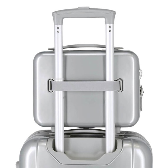 Necessaire Adaptável Disney 100 JOYFUL Minnie Prateado | Ref. 186.3643922