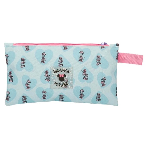 Estojo Escolar Minnie MY HAPPY PLACE Azul/Rosa | Ref. 186.2794021 Estojo Escolar Minnie MY HAPPY PLACE Azul/Rosa | Ref. 186.2794021