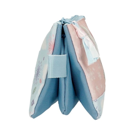Estojo Escolar Triplo Frozen OWN YOUR DESTINY Azul | Ref. 186.2814321
