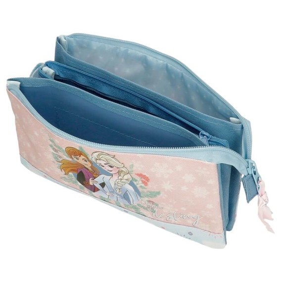 Estojo Escolar Triplo Frozen OWN YOUR DESTINY Azul | Ref. 186.2814321