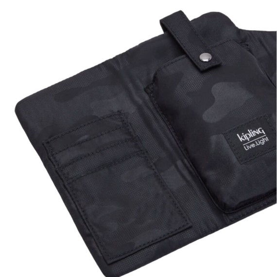 Bolsa Telemóvel Kipling WILLIS Black Camo Emb | Ref. 187.40KI7377X42