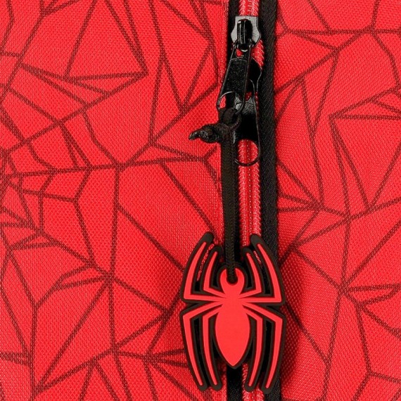 Mochila Escolar Adaptável 40cm 2C Spiderman PROTECTOR Vermelha | Ref. 186.28324D1