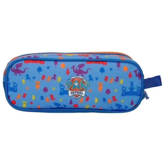 Estojo Escolar Dois Compartimentos Paw Patrol RESCUE KNIGHTS Azul | Ref. 186.4944221