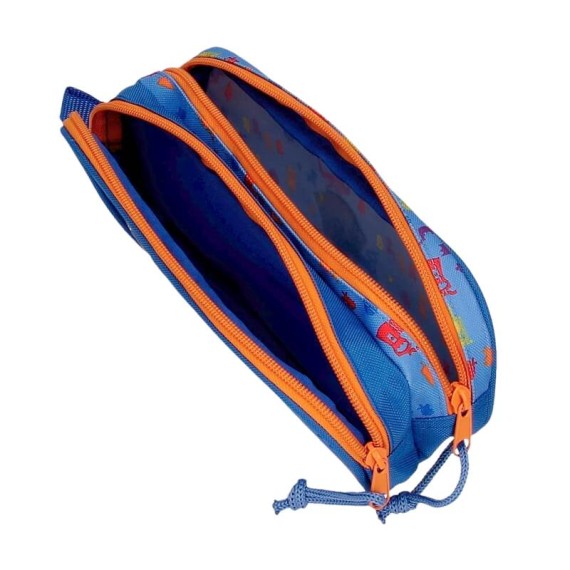 Estojo Escolar Dois Compartimentos Paw Patrol RESCUE KNIGHTS Azul | Ref. 186.4944221