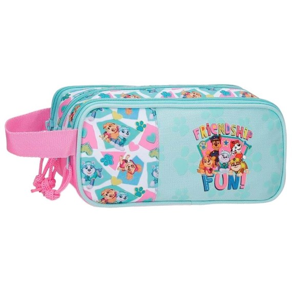 Estojo Escolar Três Compartimentos Paw Patrol FRIENDSHIP FUN Turquesa | Ref. 186.4934721 Estojo Escolar Três Compartimentos Paw Patrol FRIENDSHIP FUN Turquesa | Ref. 186.4934721