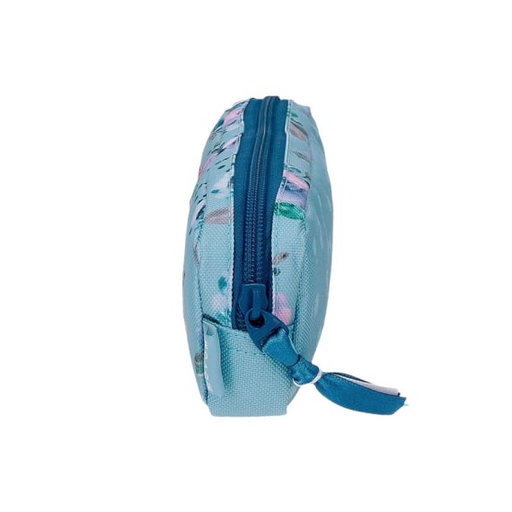 Estojo Escolar Movom WILD FLOWERS Azul | Ref. 186.2754021
