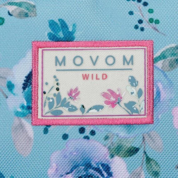 Estojo Escolar Movom WILD FLOWERS Azul | Ref. 186.2754021