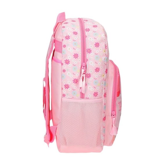 Mochila Escolar Adap. 40cm Roll Road COFFEE SHOP Rosa | Ref. 186.48422D1