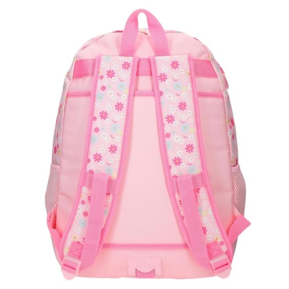 Mochila Escolar Adap. 46cm 2C Roll Road COFFEE SHOP Rosa | Ref. 186.48426D1