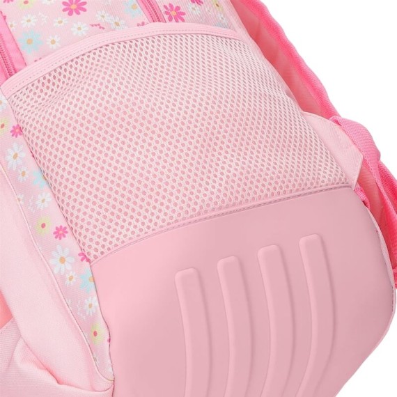 Mochila Escolar Adap. 46cm 2C Roll Road COFFEE SHOP Rosa | Ref. 186.48426D1