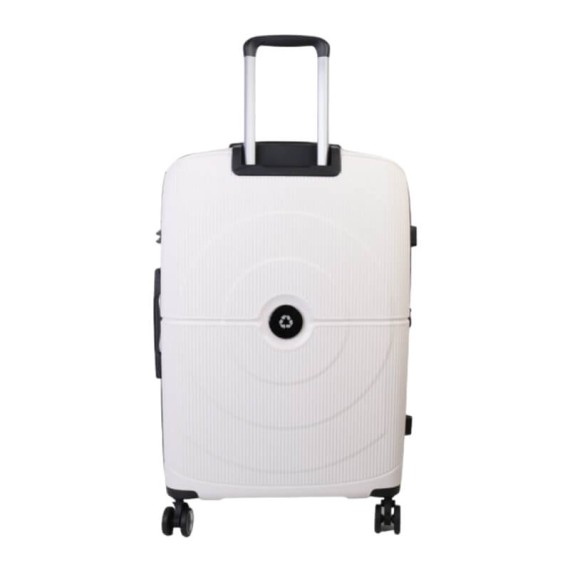 Benzi Mala de Viagem / Trolley Grande 75cm 4 Rodas Exp. BZ5711 Branca | Ref. 288.BZ5711BR-C