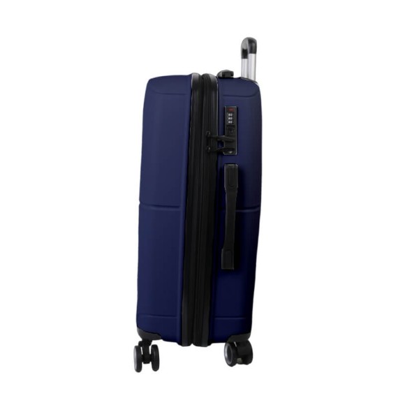 Benzi Mala de Viagem / Trolley Médio 65cm 4 Rodas Exp. BZ5711 Azul | Ref. 288.BZ5711A-B
