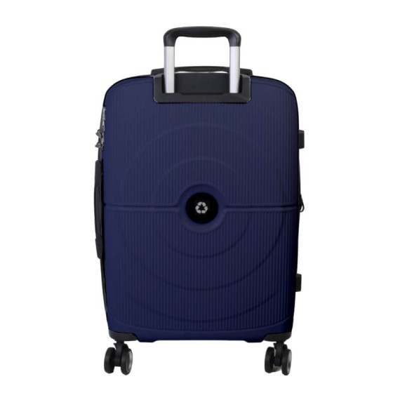 Benzi Mala de Viagem / Trolley Médio 65cm 4 Rodas Exp. BZ5711 Azul | Ref. 288.BZ5711A-B