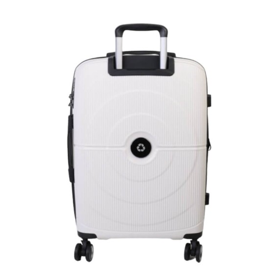 Benzi Mala de Viagem / Trolley Médio 65cm 4 Rodas BZ5711 Branca | Ref. 288.BZ5711BR-B