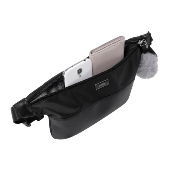 Bolsa de Cintura Feminina ADELAIDE Totto N01 Preta | Ref. 330.AC50ADE001ZN01