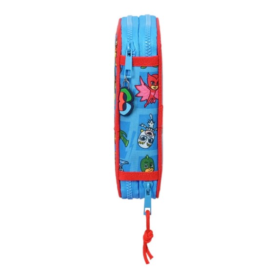 Estojo Escolar Duplo 28 Peças PJ Masks Azul | Ref. 248.412386854 Estojo Escolar Duplo 28 Peças PJ Masks Azul | Ref. 248.412386854