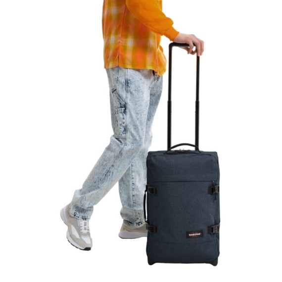 Mala de Cabine / Trolley 51cm 2R Eastpak TRANVERZ S Triple Denim | Ref. 267.61L26W