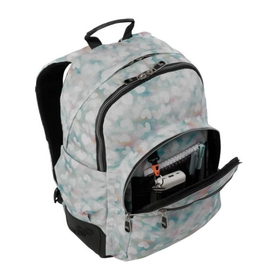 Mochila Escolar Corações 44Cm Rayol Totto Pastel | Ref. 330.MA04ECO002N4HX