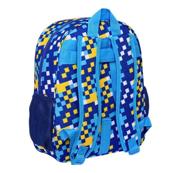 Mochila Escolar Júnior Adap. 38cm Sonic SPEED Azul | Ref. 248.612395640