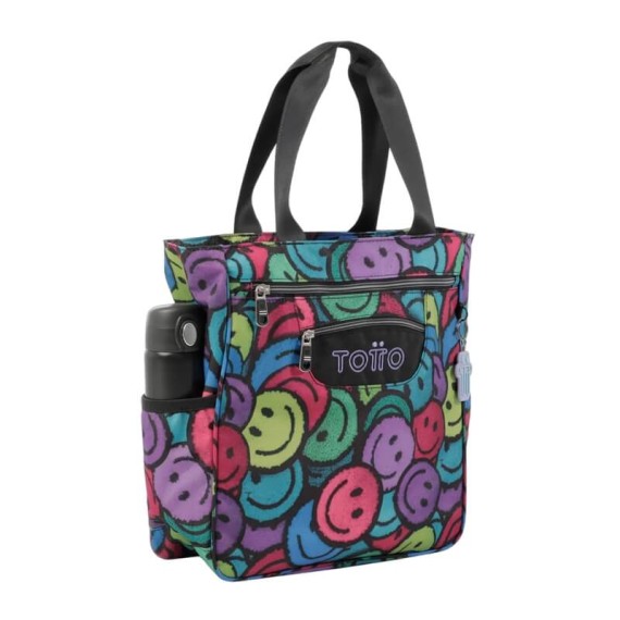 Saco Shopping Emojis Cutara Totto 6JR Multicolor | Ref. 330.MA02ECO00206JR