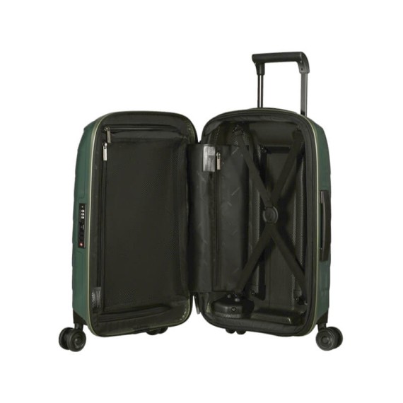 Samsonite Mala de Cabine / Trolley 55x40cm 4R Exp. ATTRIX Verde | Ref. 92KK800114