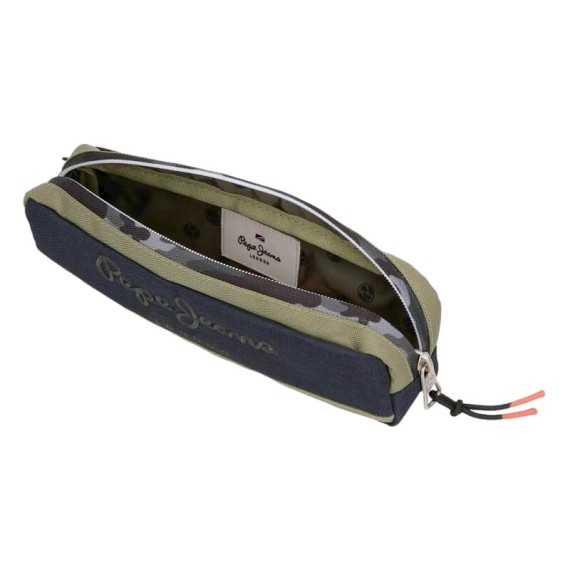 Estojo Escolar Pepe Jeans CROMWELL Azul Escuro | Ref. 186.6774021