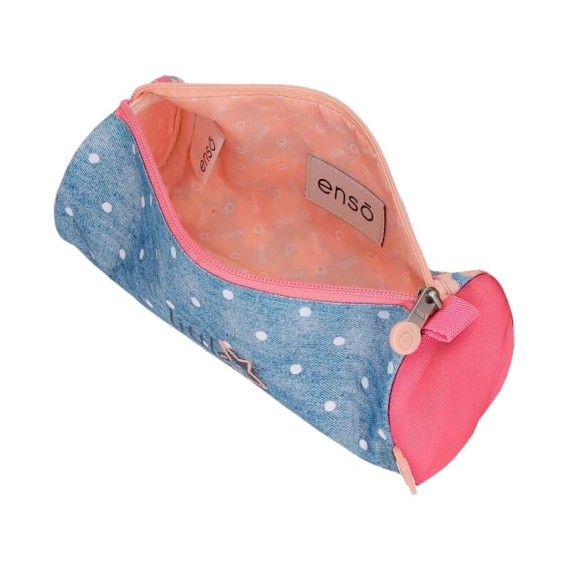 Estojo Escolar Redondo Enso LITTLE DREAMS Azul | Ref. 186.9494121