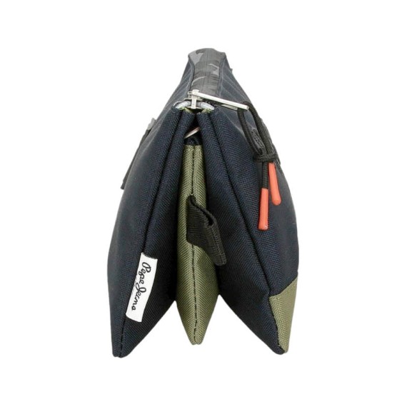 Estojo Escolar Triplo Pepe Jeans CROMWELL Azul Escuro | Ref. 186.6774321