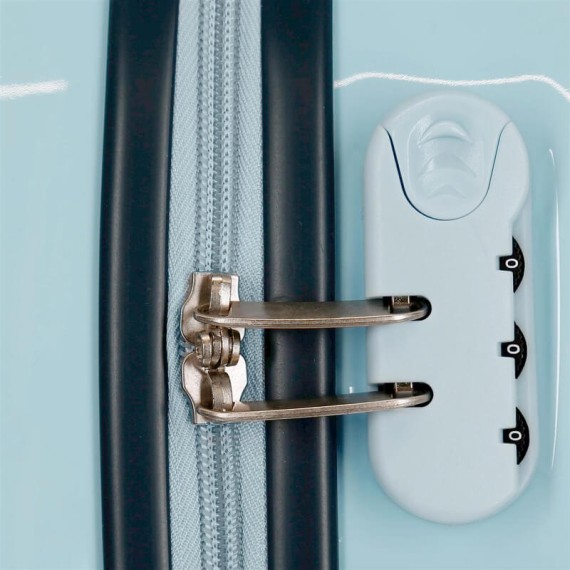 Mala de Viagem Infantil ABS 4 Rodas Stitch MAKE A FACE Azul | Ref. 186.2919821 Mala de Viagem Infantil ABS 4 Rodas Stitch MAKE A FACE Azul | Ref. 186.2919821