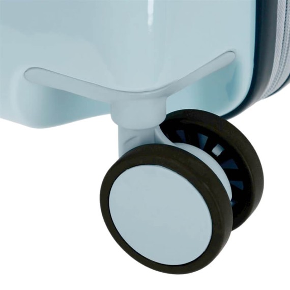 Mala de Viagem Infantil ABS 4 Rodas Stitch MAKE A FACE Azul | Ref. 186.2919821 Mala de Viagem Infantil ABS 4 Rodas Stitch MAKE A FACE Azul | Ref. 186.2919821