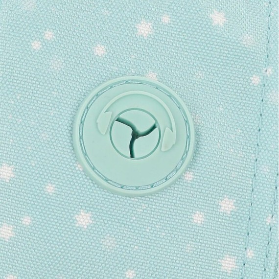 Mochila Escolar Adap. 42cm 2C Enso BALLOONS Turquesa | Ref. 186.95526D1