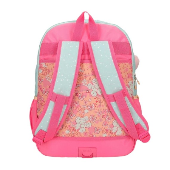 Mochila Escolar Adap. 42cm 2C Enso BALLOONS Turquesa | Ref. 186.95526D1