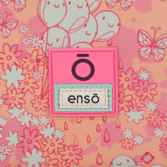Mochila Escolar Adap. 42cm 2C Enso BALLOONS Turquesa | Ref. 186.95526D1