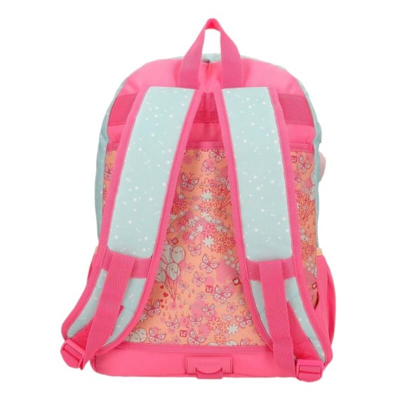 Mochila Escolar Adap. 44cm 2C Enso BALLOONS Turquesa | Ref. 186.95527D1