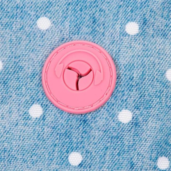 Mochila Escolar Adap. 44cm 2C Enso LITTLE DREAMS Azul | Ref. 186.94927D1