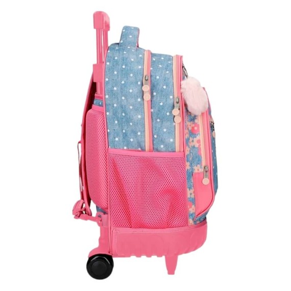 Mochila Escolar Compacta 2 Rodas Enso LITTLE DREAMS Azul | Ref. 186.9492921