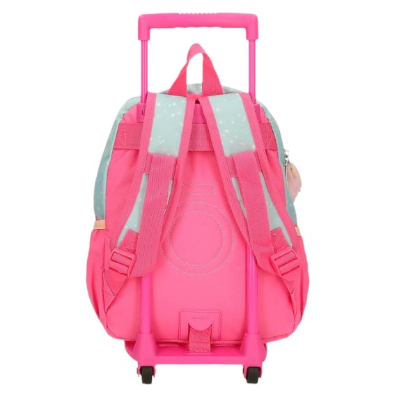 Mochila Pré-Escolar Adap. 32cm c/ Carro Enso BALLOONS Turquesa | Ref. 186.95523T1