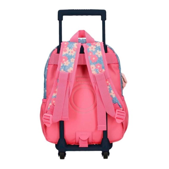 Mochila Pré-Escolar Adap. 32cm c/ Carro Enso LITTLE DREAMS Azul | Ref. 186.94923T1
