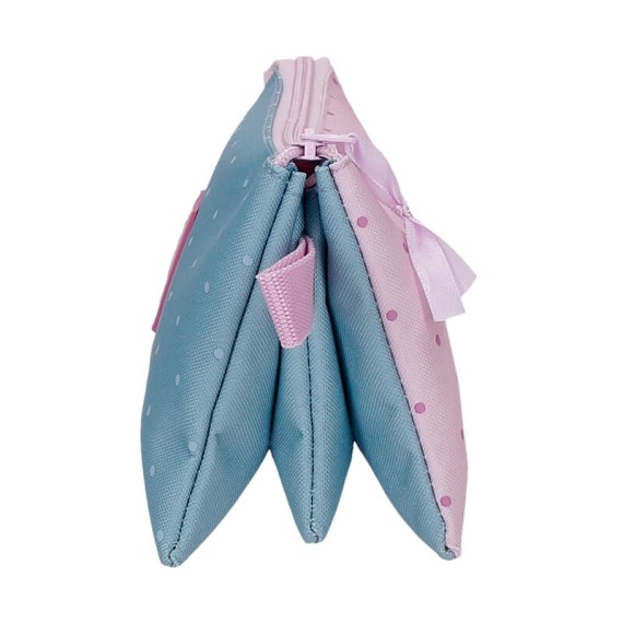 Estojo Escolar Triplo Roll Road PEACE Azul | Ref. 186.4864321