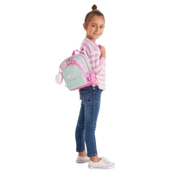 Mochila de Passeio 23Cm Enso LOVE ICE CREAM Rosa | Ref. 186.9562021