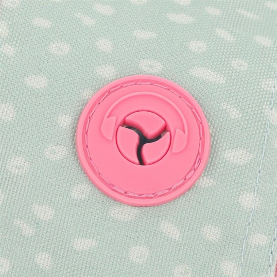 Mochila Escolar Adap. 42Cm Enso c/ Carro LOVE ICE CREAM Rosa | Ref. 186.95626T1