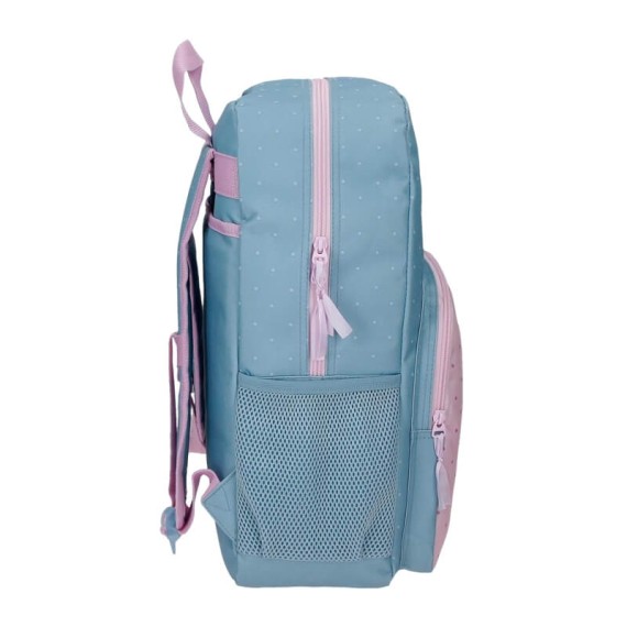 Mochila Escolar Adap. 42Cm Roll Road PEACE Azul | Ref. 186.48624D1