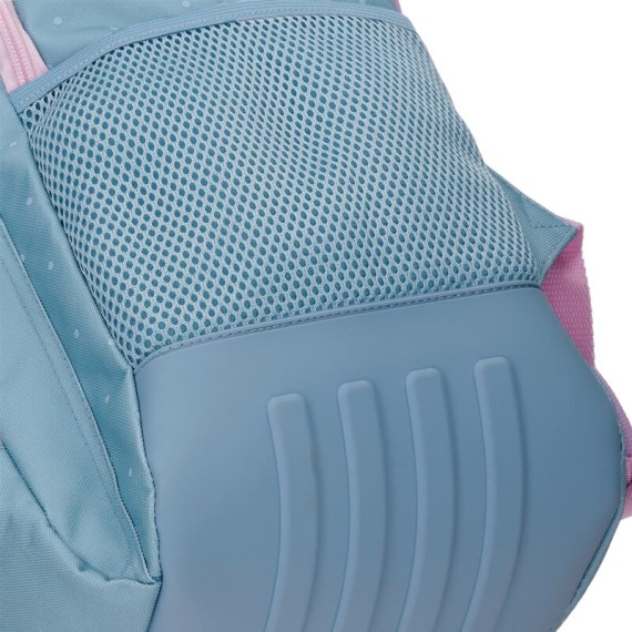 Mochila Escolar Adap. 44Cm 2C c/ Carro Roll Road PEACE Azul | Ref. 186.48626T1