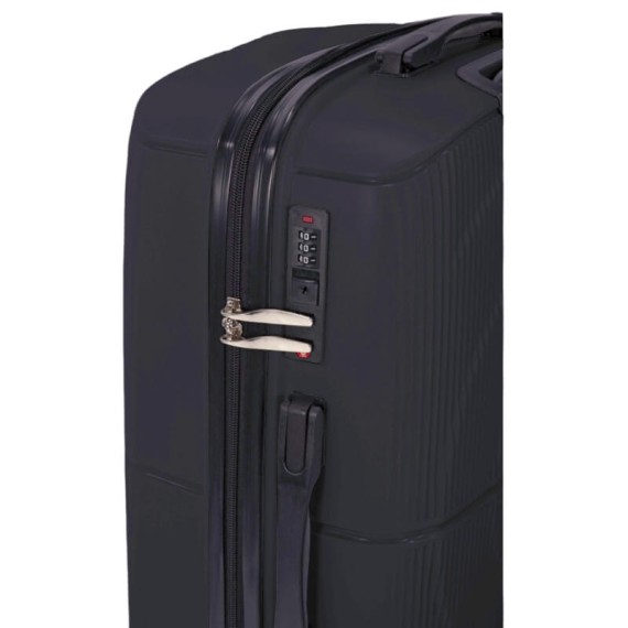 Benzi Mala de Cabine / Trolley 55cm 4 Rodas Exp. BZ5711 Preto | Ref. 288.BZ5711P-A