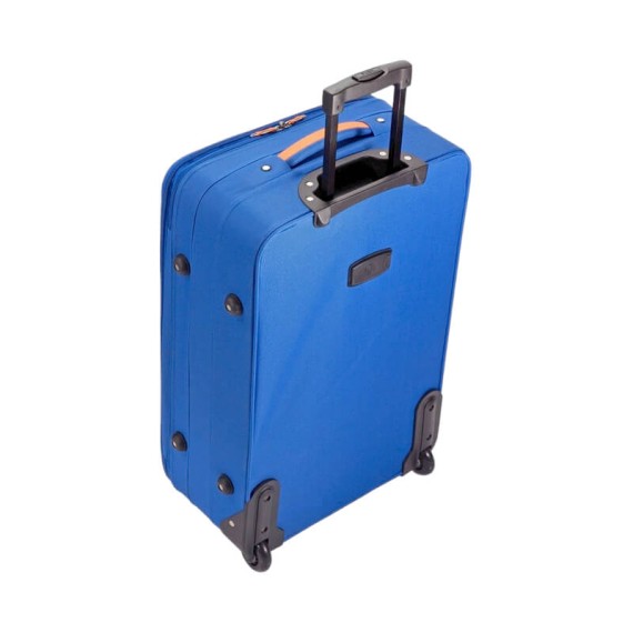 Benzi Mala de Viagem / Trolley Médio 66cm 2R Exp. BZ5383 Azul/Laranja | Ref. 288.BZ5383AL-B