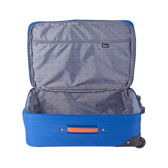 Benzi Mala de Viagem / Trolley Médio 66cm 2R Exp. BZ5383 Azul/Laranja | Ref. 288.BZ5383AL-B
