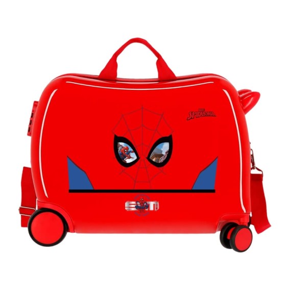 Mala de Viagem Infantil ABS 4 Rodas SPIDER-MAN Protec Vermelha | Ref. 186.2839821