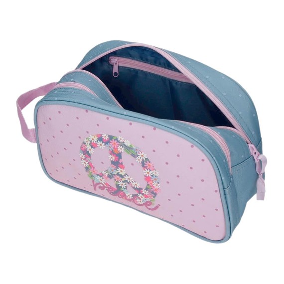 Necessaire Adaptável Roll Road PEACE Azul | Ref. 186.4864421