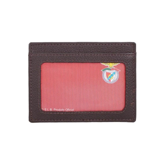 Carteira c/ Porta Cartões Removível RFID BENFICA 1187 Castanha | Ref. 254.SLB1187C