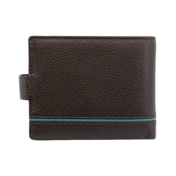 Carteira de Documentos c/ Presilha RFID SPORTING 3180 Castanha | Ref. 254.SCP3180C